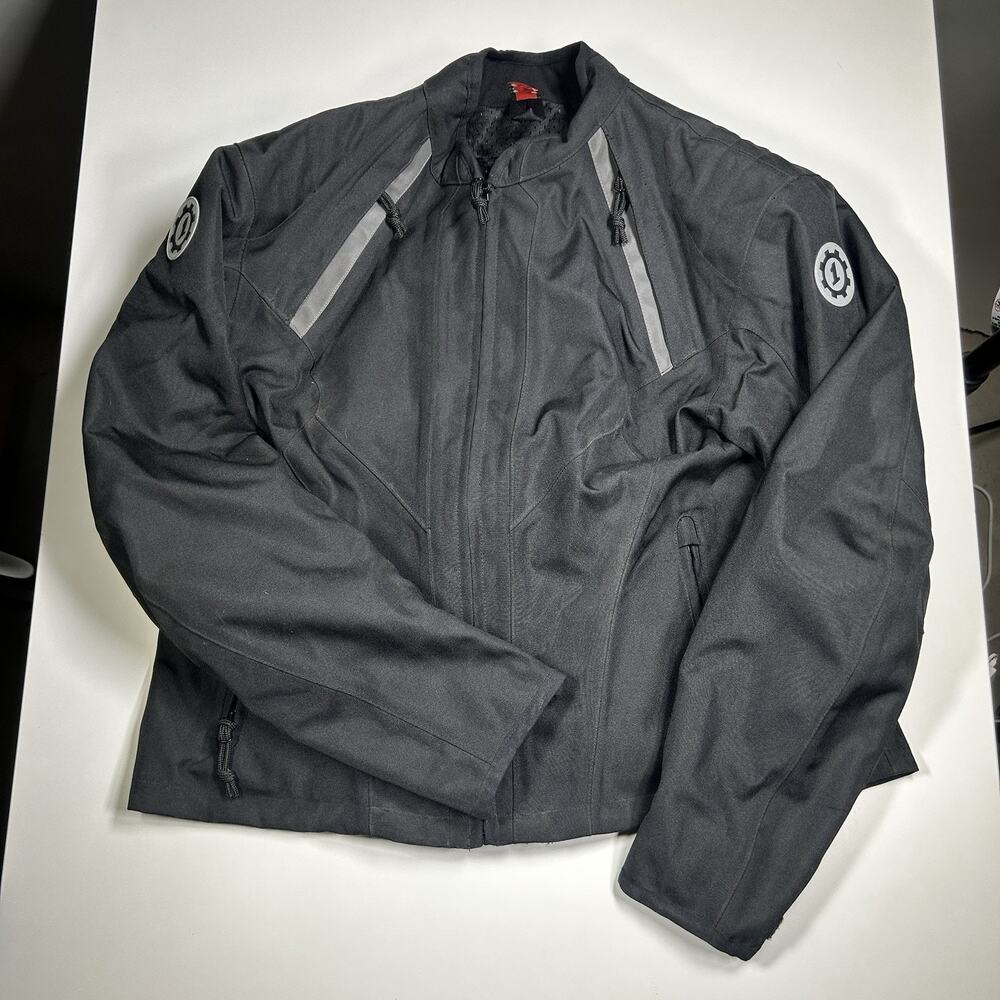 Firstgear Contour Tex Motorcycle Jacket Womens 2XL Waterproof Armored Black
